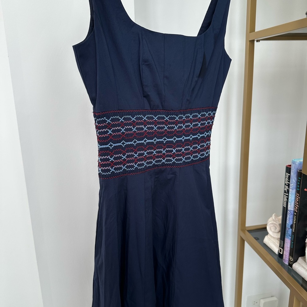 STAUD Navy Blue Sleeveless Dress - Picture 5 of 10